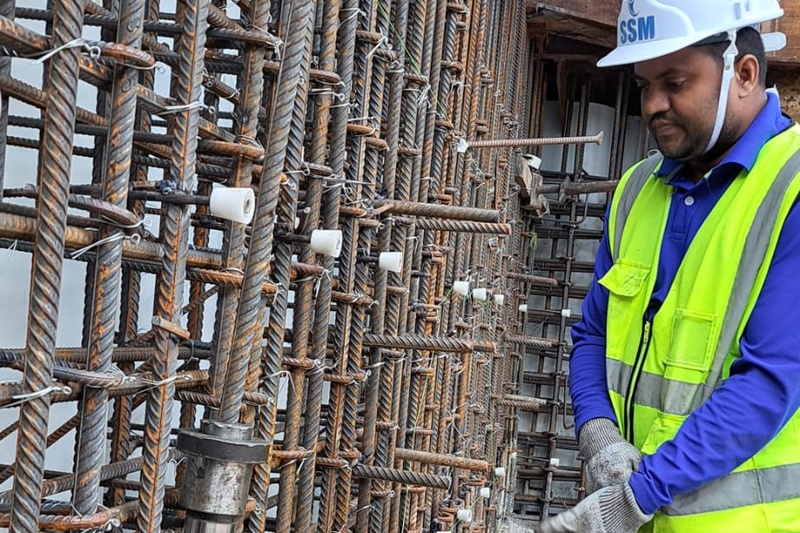 Rebar Dowel Tensile Pull-Out Test in Singapore